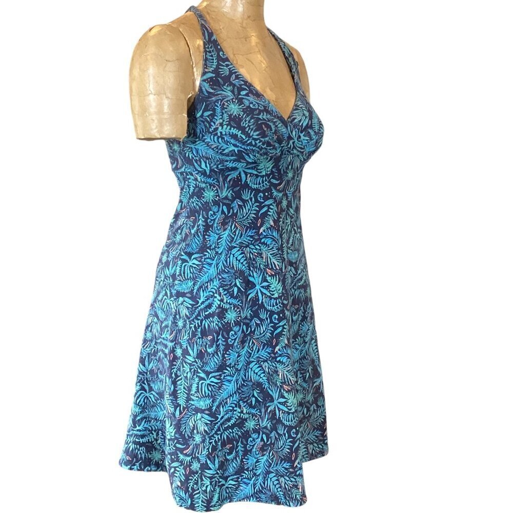 Patagonia Women's Athleisure Sports Dress‎ XS/S Blue Organic Cotton #133R - Picture 5 of 12